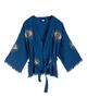 Forever & Always Shoes Forever & Always Shoes Sereia Evil Eye Handmade Cotton Short Robe Cover-Up - 1