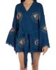 Forever & Always Shoes Forever & Always Shoes Sereia Evil Eye Handmade Cotton Short Robe Cover-Up - 2