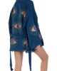 Forever & Always Shoes Forever & Always Shoes Sereia Evil Eye Handmade Cotton Short Robe Cover-Up - 4