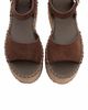 Forever & Always Shoes Forever & Always Shoes Serez Leather Platform Espadrilles Sandal - 4