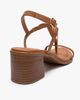 Forever & Always Shoes Forever & Always Shoes Serona Leather Block Heel Sandal - 5