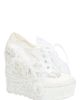 Forever & Always Shoes Forever & Always Shoes Sheri Lace Bridal Platform Sneakers - 2