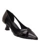 Forever & Always Shoes Forever & Always Shoes Sidal Kitten Heel Leather Pumps - 1