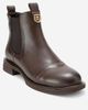 Forever & Always Shoes Forever & Always Shoes Sidney Leather Buckled Chelsea Boot - 1