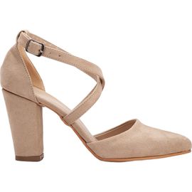 Forever & Always Shoes Forever & Always Shoes Sina Criss Cross High Block Heels