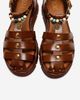 Forever & Always Shoes Forever & Always Shoes Solis Leather Beaded Sandal - 2