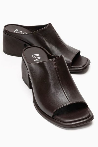 Forever & Always Shoes Forever & Always Shoes Sorex Leather Block Heel Sandal