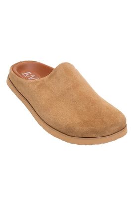 Forever & Always Shoes Forever & Always Shoes Space Suede Leather Slide Sandal
