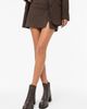 Forever & Always Shoes Forever & Always Shoes Stena Leather Front Zip Block Heel Boot - 5