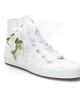 Forever & Always Shoes Forever & Always Shoes Sylvara Floral Lace Ribbon Bridal High Top Sneaker - 1