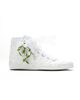 Forever & Always Shoes Forever & Always Shoes Sylvara Floral Lace Ribbon Bridal High Top Sneaker - 2