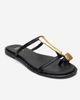 Forever & Always Shoes Forever & Always Shoes Tessa Leather Thong Sandal - 3
