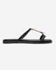 Forever & Always Shoes Forever & Always Shoes Tessa Leather Thong Sandal - 4
