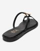Forever & Always Shoes Forever & Always Shoes Tessa Leather Thong Sandal - 5