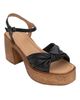 Forever & Always Shoes Forever & Always Shoes Tily Platform Wedge Leather Sandal - 2