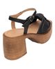 Forever & Always Shoes Forever & Always Shoes Tily Platform Wedge Leather Sandal - 4