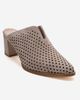 Forever & Always Shoes Forever & Always Shoes Toen Leather Block Heel Mule - 3