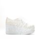 Forever & Always Shoes Forever & Always Shoes Valencia Lace Platform Bridal Sneaker - 2