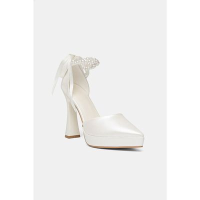 Forever & Always Shoes Forever & Always Shoes Vanice Pearl Bridal High Heel Pump