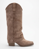 Forever & Always Shoes Forever & Always Shoes Velin Leather Block Heel Western Boot - 2
