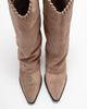 Forever & Always Shoes Forever & Always Shoes Velin Leather Block Heel Western Boot - 5
