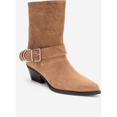 Forever & Always Shoes Forever & Always Shoes Velmor Leather Buckle Western Boot