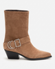 Forever & Always Shoes Forever & Always Shoes Velmor Leather Buckle Western Boot - 2