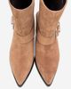 Forever & Always Shoes Forever & Always Shoes Velmor Leather Buckle Western Boot - 5