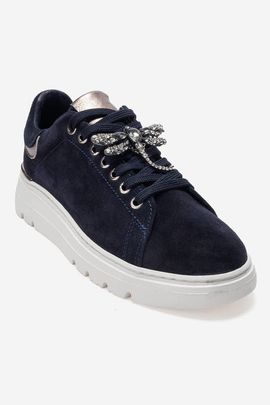 Forever & Always Shoes Forever & Always Shoes Venosa Leather Casual Sneaker