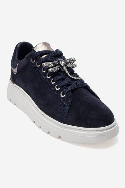 Forever & Always Shoes Forever & Always Shoes Venosa Leather Casual Sneaker