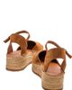 Forever & Always Shoes Forever & Always Shoes Viba Leather Espadrille Platform Wedge Sandals - 3