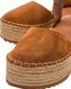 Forever & Always Shoes Forever & Always Shoes Viba Leather Espadrille Platform Wedge Sandals - 4