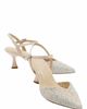 Forever & Always Shoes Forever & Always Shoes Vilka Embellished Slingback Kitten Heel Pumps - 1