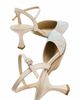Forever & Always Shoes Forever & Always Shoes Vilka Embellished Slingback Kitten Heel Pumps - 3