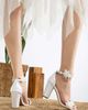 Forever & Always Shoes Forever & Always Shoes Vivian Lace Bridal Leather Sandals - 4