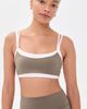 FORM FORM Contrast Layered Bra Walnut/Pink - 2