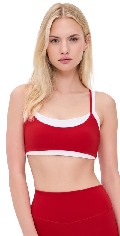 FORM FORM Layered Bra Cherry