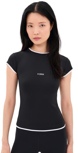 FORM FORM Layered Tee Black/White