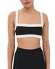 FORM FORM Square Neck Sports Bra Black/White - 1