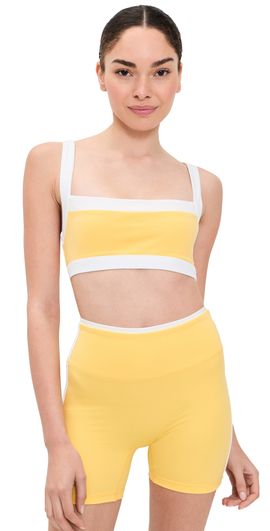 FORM FORM Straight Neck Bra Daisy w/ White Contrast