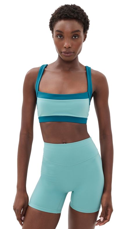 FORM FORM Straight Neck Bra Mist/Deep Sea