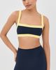 FORM FORM Straight Neck Bra Navy/Lemon - 2