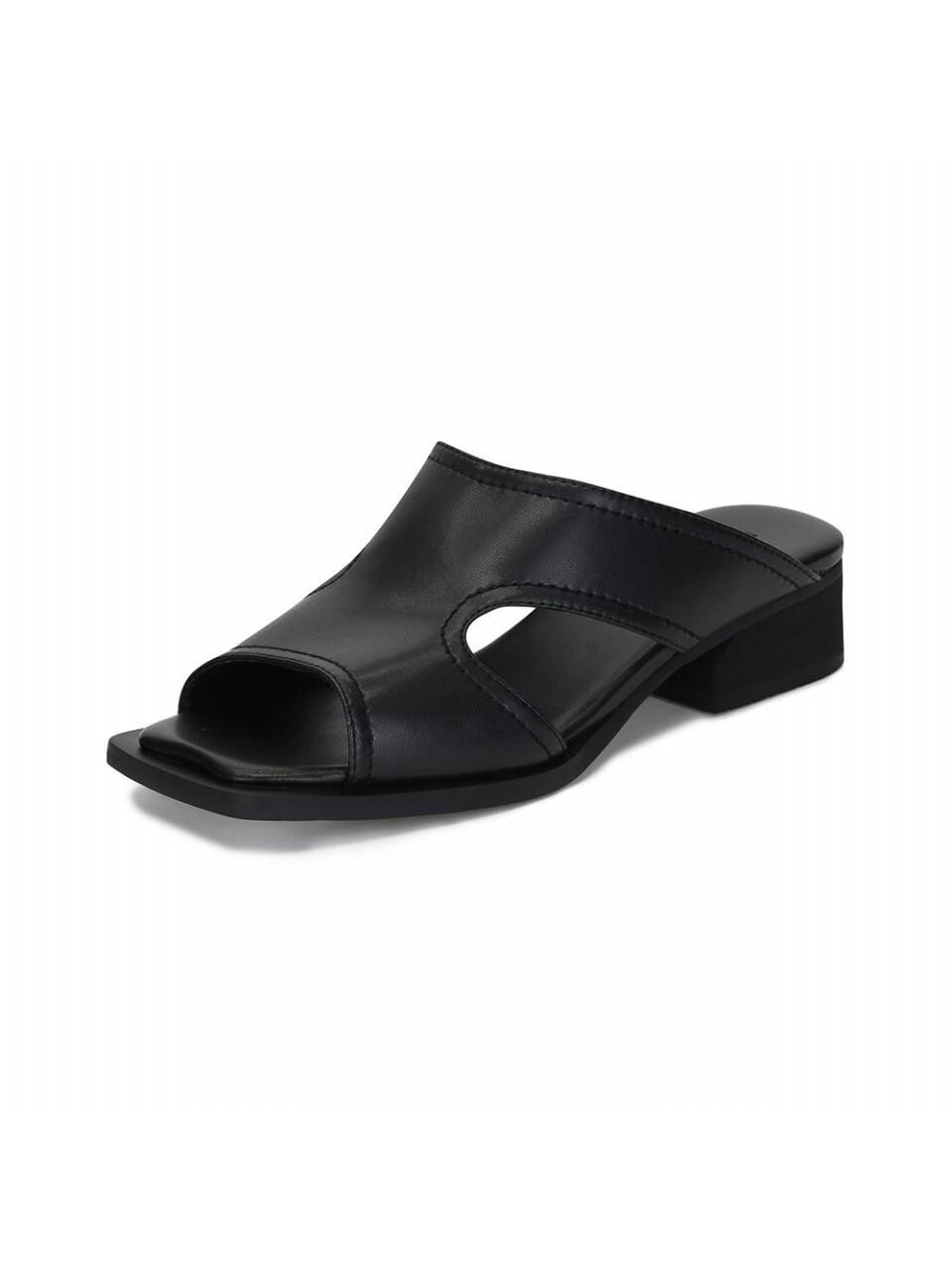 FORMEL CAMELE Basic Stitch Sandal_Black