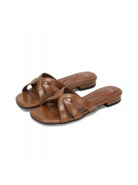 FORMEL CAMELE Bonita Flat 1.5cm Mules (03) [Camel]