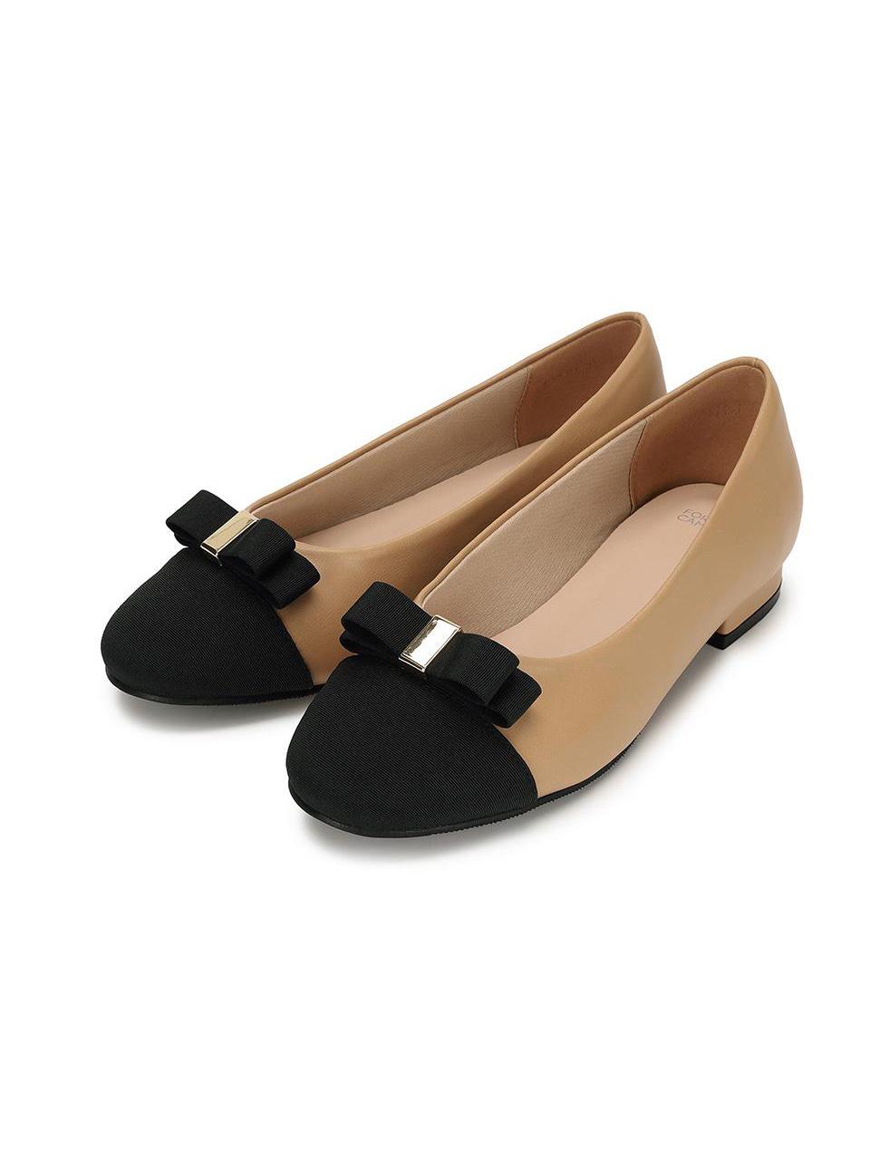 FORMEL CAMELE Bowmely 2cm Flat Ballet Shoes [2colors]