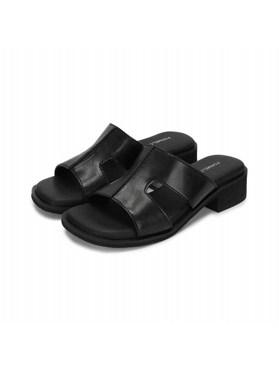 FORMEL CAMELE Caribbean Craft Mule 03 4cm Heeled Sandals [2colors]