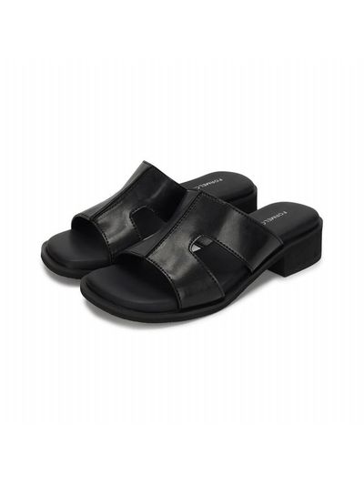 FORMEL CAMELE Caribbean Craft Mule 03 4cm Heeled Sandals [2colors]