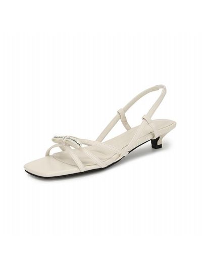 FORMEL CAMELE Lettering Bow Sandal 3 cm