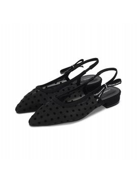 FORMEL CAMELE LOVE FORMAL Dot Sheer Slingback V2 2cm Pumps (2 colors)