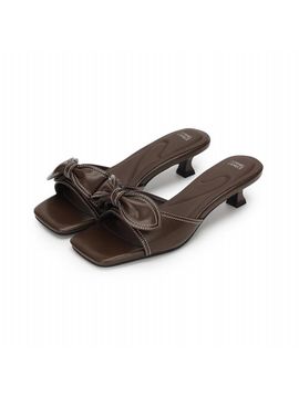 FORMEL CAMELE Mano Stitch Bow 4cm Sandals
